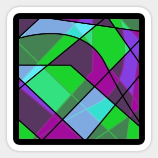 Multicolored abstract pattern Sticker